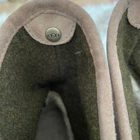 Ugg | Calynda Lace Up Heel Ankle Booties Size 10 - Picture 8 of 12